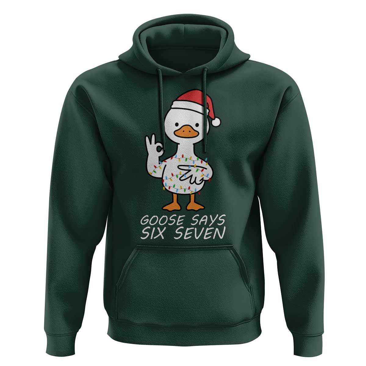 67 Six Seven Silly Goose Christmas Meme Hoodie - Wonder Print Shop