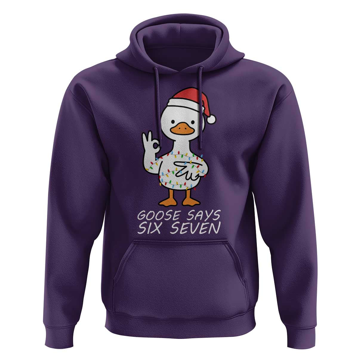 67 Six Seven Silly Goose Christmas Meme Hoodie - Wonder Print Shop