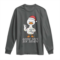 67 Six Seven Silly Goose Christmas Meme Long Sleeve Shirt - Wonder Print Shop