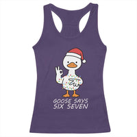 67 Six Seven Silly Goose Christmas Meme Racerback Tank Top - Wonder Print Shop