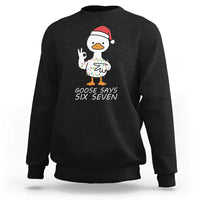 67 Six Seven Silly Goose Christmas Meme Sweatshirt - Wonder Print Shop
