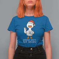 67 Six Seven Silly Goose Christmas Meme T Shirt For Women - Wonder Print Shop