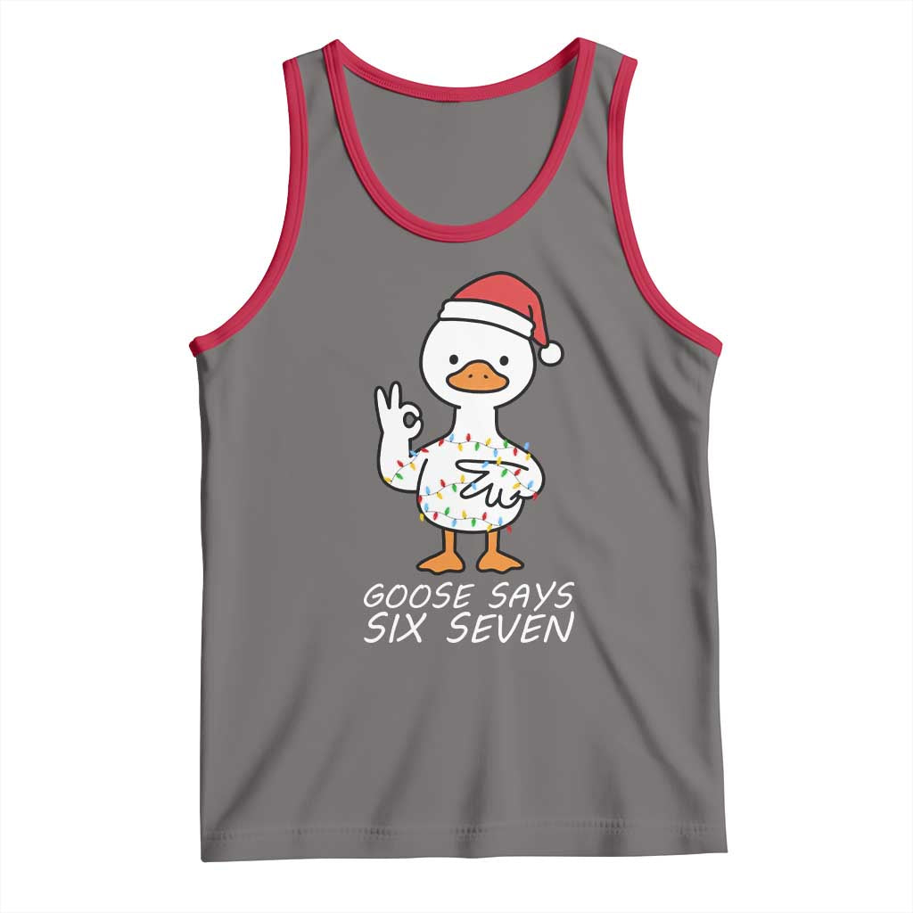 67 Six Seven Silly Goose Christmas Meme Tank Top - Wonder Print Shop