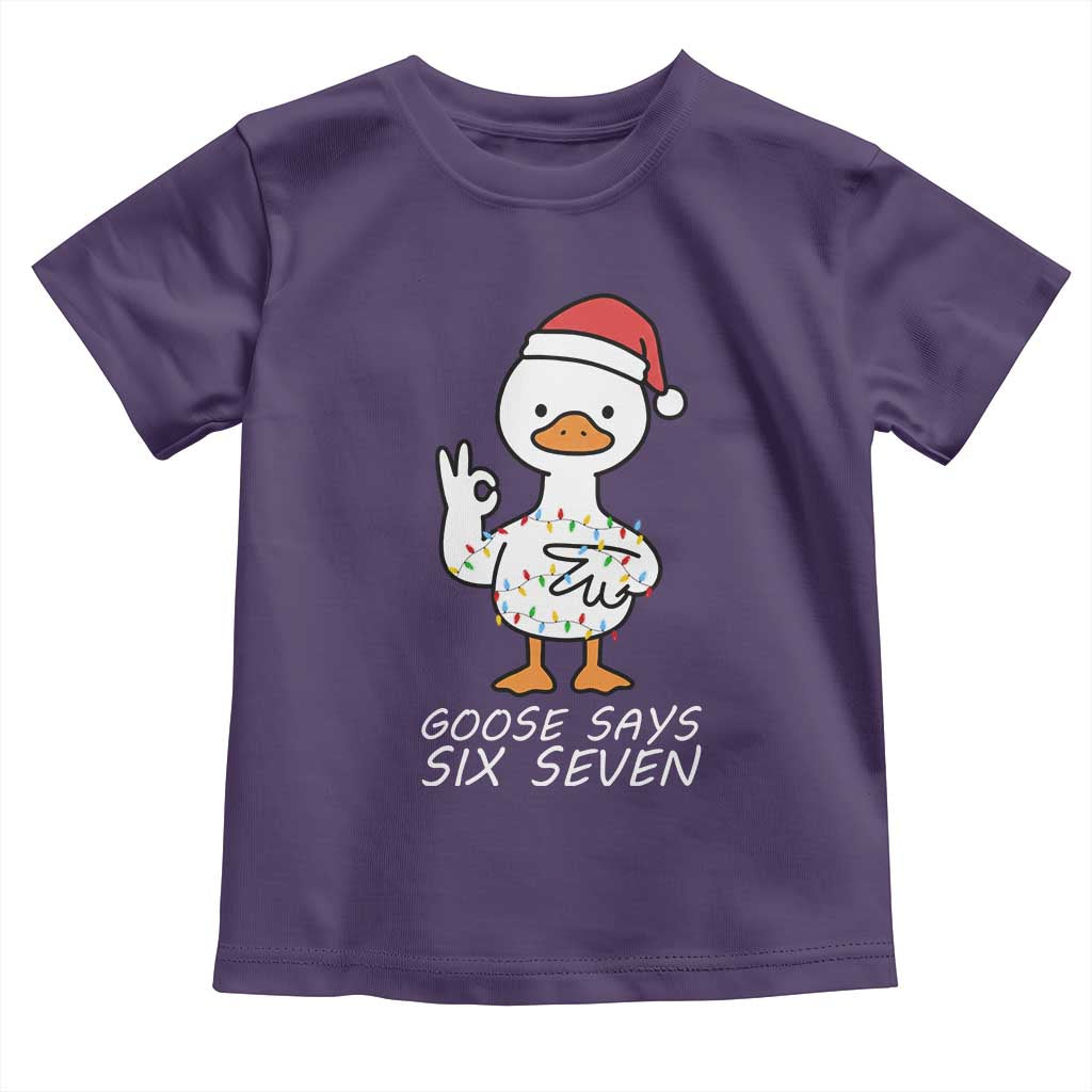67 Six Seven Silly Goose Christmas Meme Toddler T Shirt - Wonder Print Shop