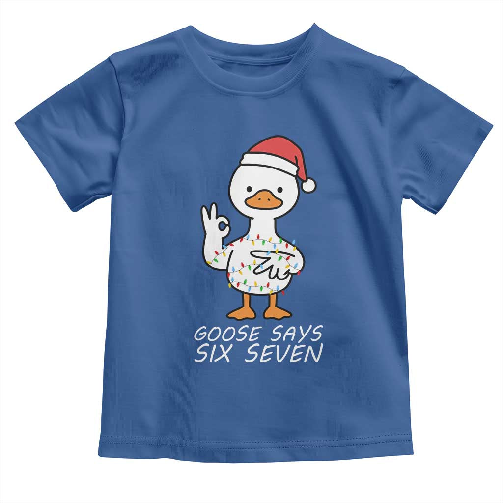 67 Six Seven Silly Goose Christmas Meme Toddler T Shirt - Wonder Print Shop