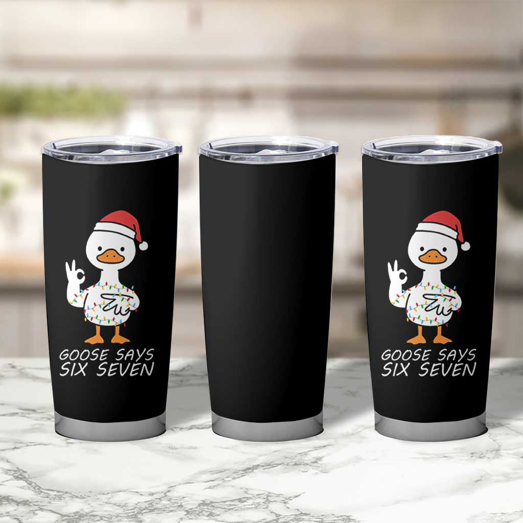 67 Six Seven Silly Goose Christmas Meme Tumbler Cup - Wonder Print Shop