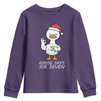 67 Six Seven Silly Goose Christmas Meme Youth Sweatshirt - Wonder Print Shop