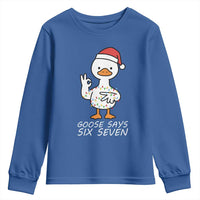 67 Six Seven Silly Goose Christmas Meme Youth Sweatshirt - Wonder Print Shop