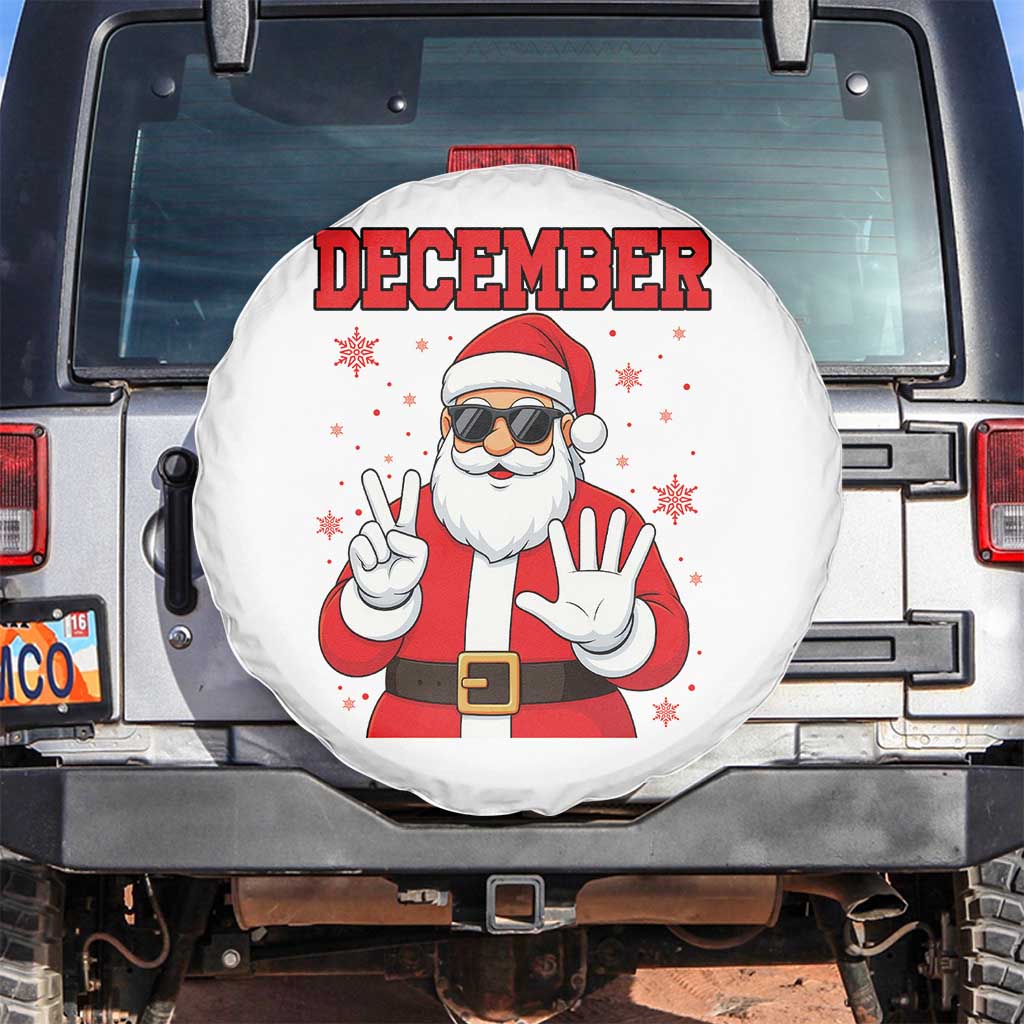 December 25 Spare Tire Cover Funny Santa Says Christmas - Wonder Print Shop