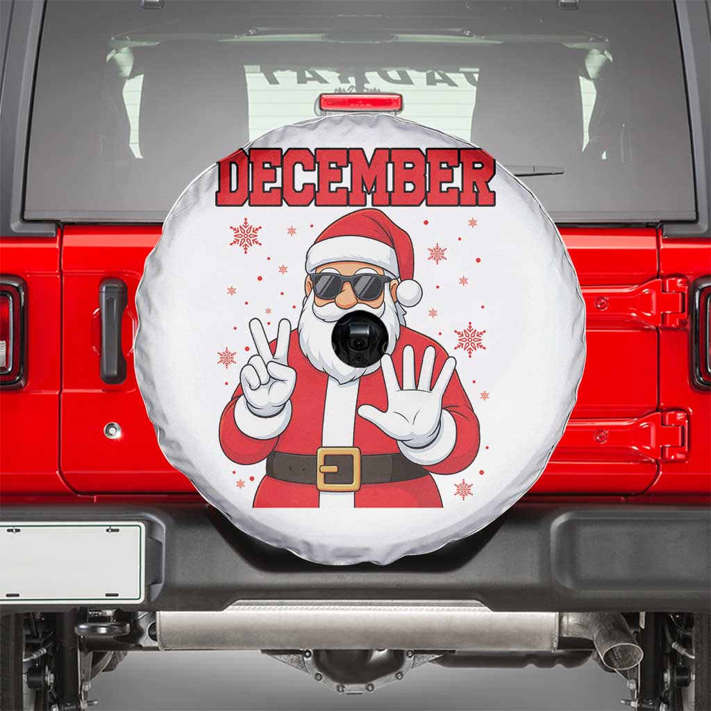 December 25 Spare Tire Cover Funny Santa Says Christmas - Wonder Print Shop
