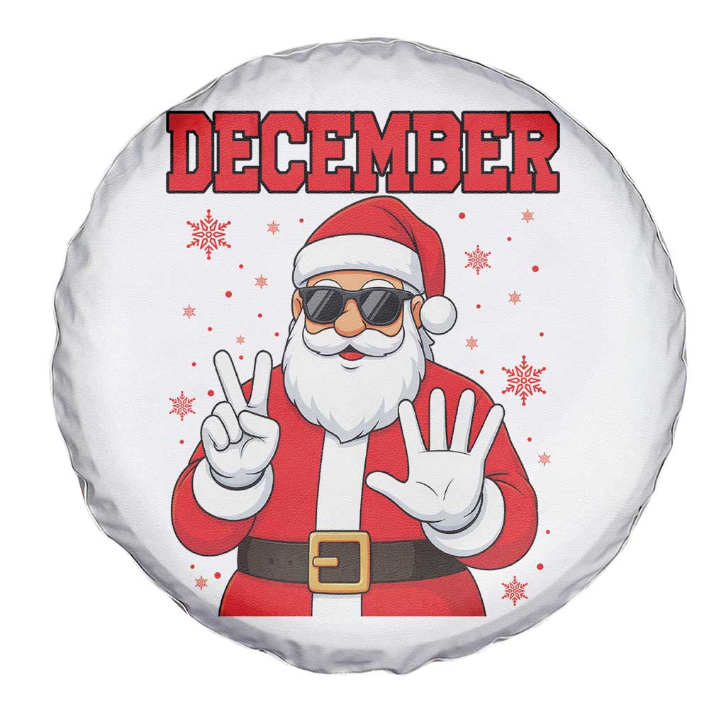 December 25 Spare Tire Cover Funny Santa Says Christmas - Wonder Print Shop