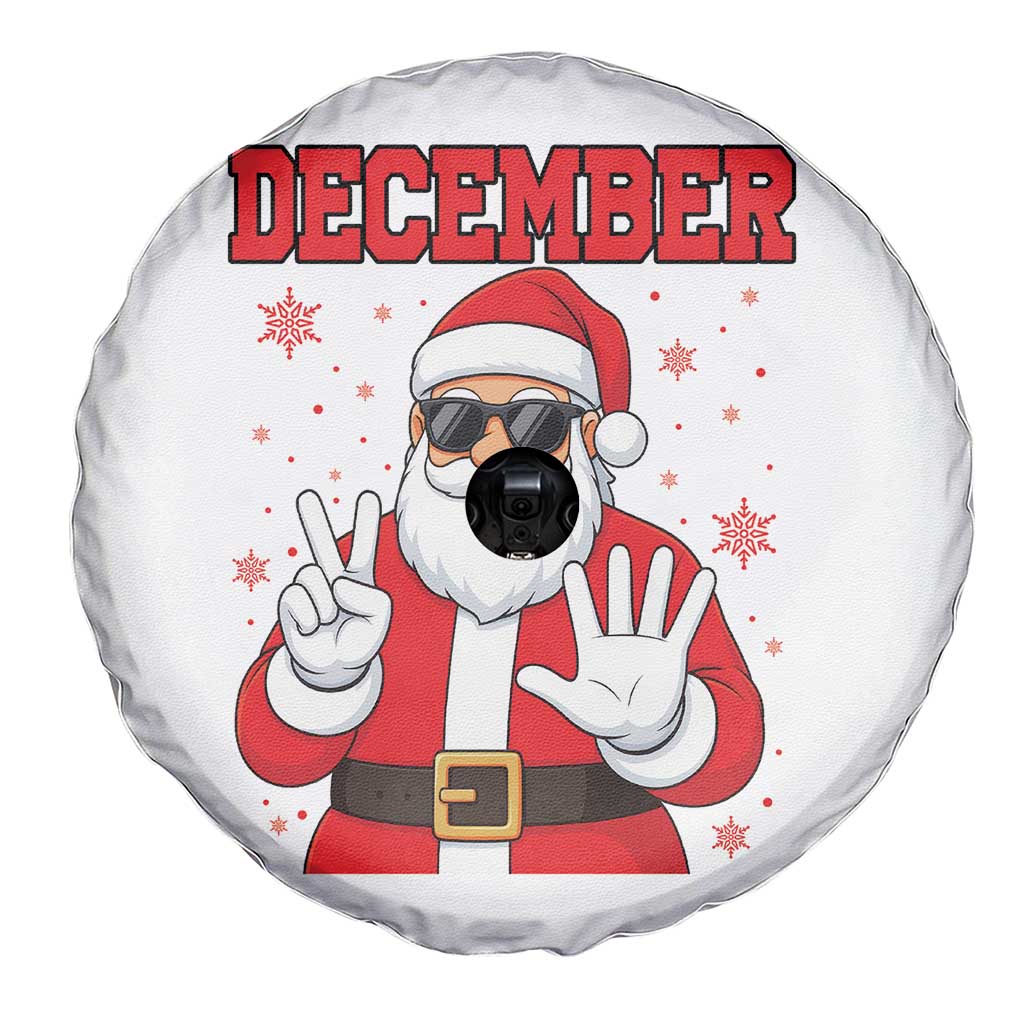 December 25 Spare Tire Cover Funny Santa Says Christmas - Wonder Print Shop