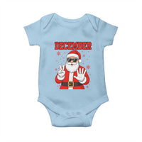 December 25 Baby Onesie Funny Santa Says Christmas - Wonder Print Shop