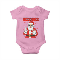 December 25 Baby Onesie Funny Santa Says Christmas - Wonder Print Shop