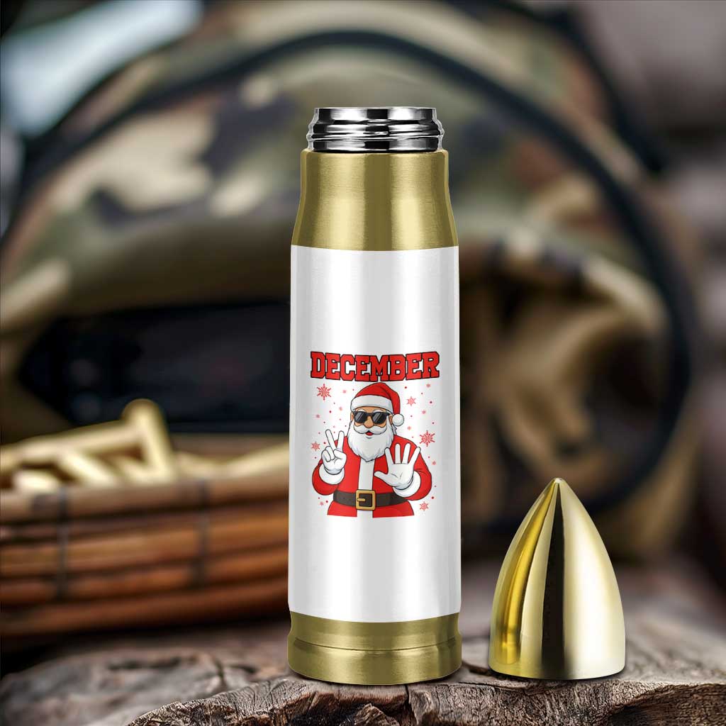 December 25 Bullet Tumbler Funny Santa Says Christmas - Wonder Print Shop