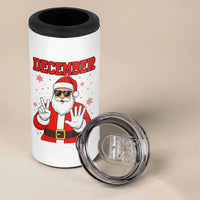 December 25 4 in 1 Can Cooler Tumbler Funny Santa Says Christmas - Wonder Print Shop