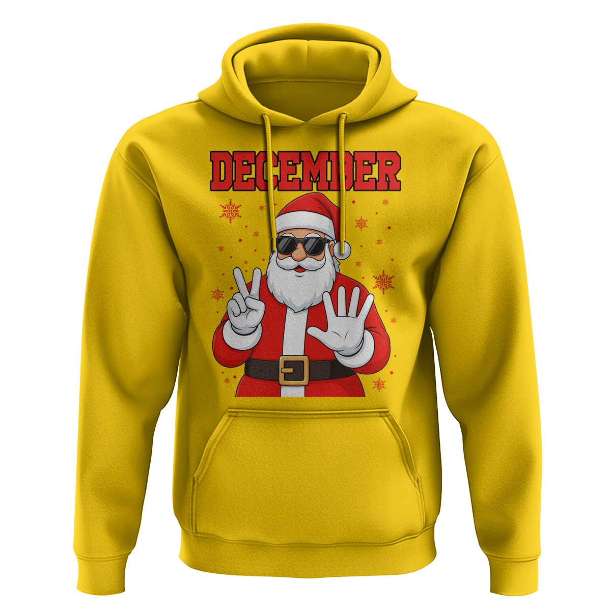 December 25 Hoodie Funny Santa Says Christmas - Wonder Print Shop