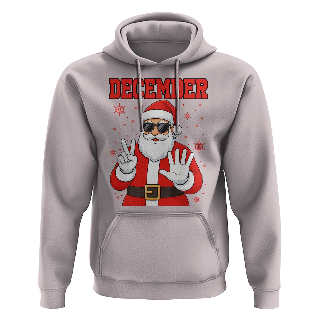 December 25 Hoodie Funny Santa Says Christmas - Wonder Print Shop