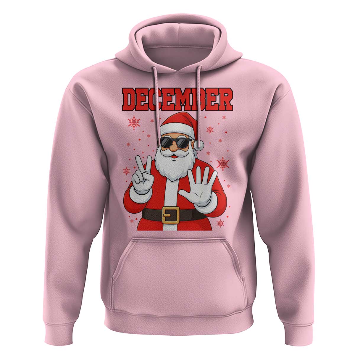 December 25 Hoodie Funny Santa Says Christmas - Wonder Print Shop