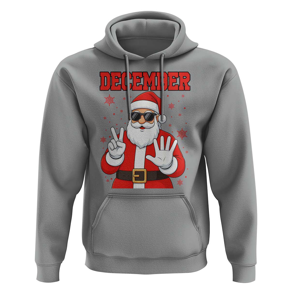 December 25 Hoodie Funny Santa Says Christmas - Wonder Print Shop