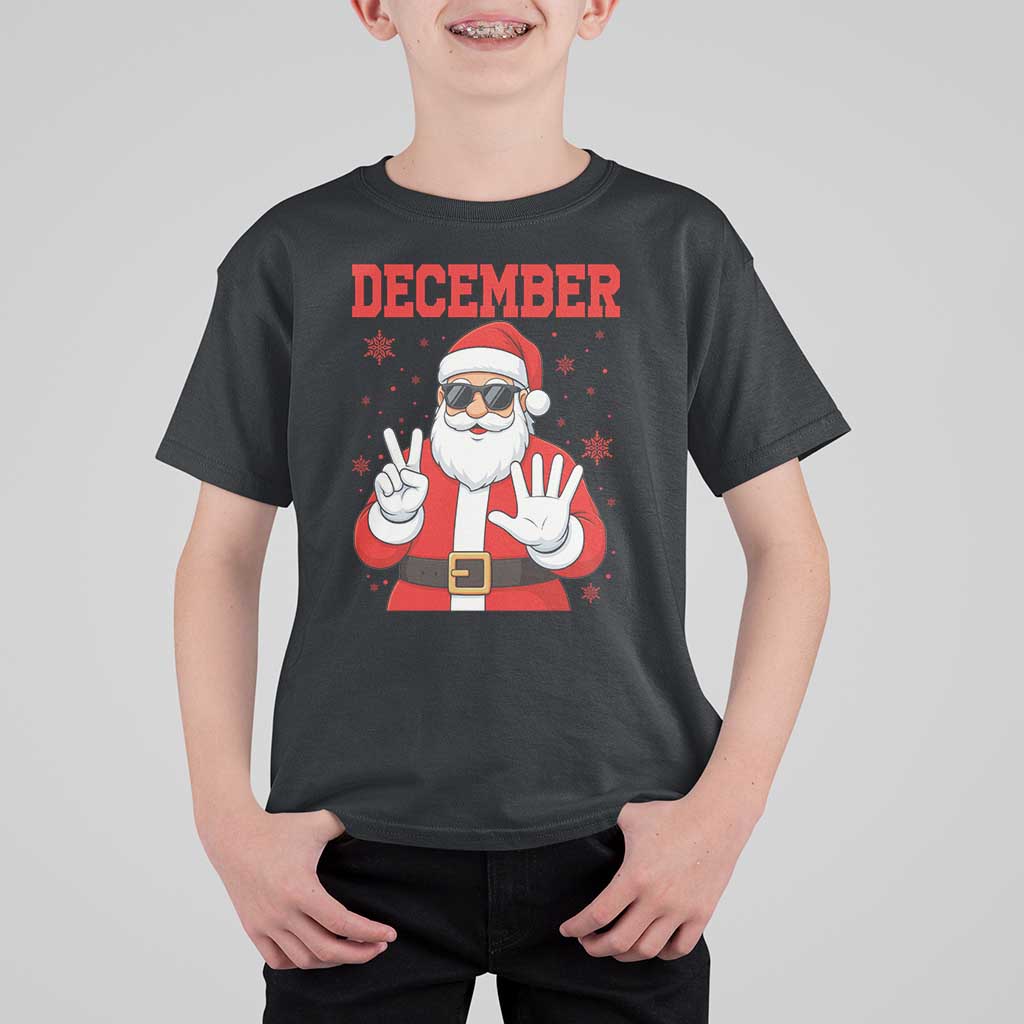 December 25 T Shirt For Kid Funny Santa Says Christmas - Wonder Print Shop