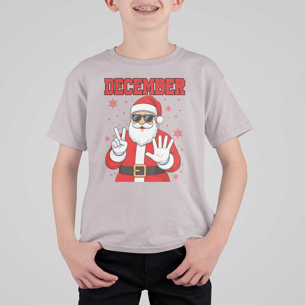 December 25 T Shirt For Kid Funny Santa Says Christmas - Wonder Print Shop