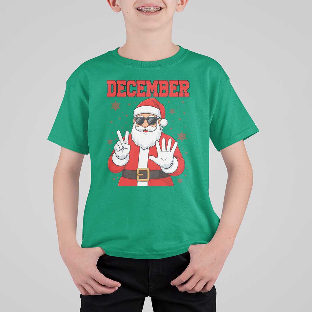 December 25 T Shirt For Kid Funny Santa Says Christmas - Wonder Print Shop
