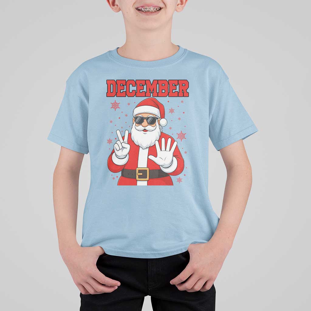 December 25 T Shirt For Kid Funny Santa Says Christmas - Wonder Print Shop
