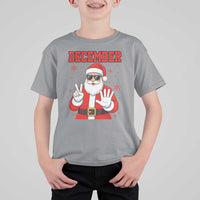 December 25 T Shirt For Kid Funny Santa Says Christmas - Wonder Print Shop