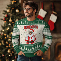 December 25 Ugly Christmas Sweater Funny Santa Says Xmas - Wonder Print Shop