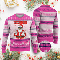 December 25 Ugly Christmas Sweater Funny Santa Says Xmas - Wonder Print Shop