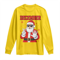 December 25 Long Sleeve Shirt Funny Santa Says Christmas - Wonder Print Shop