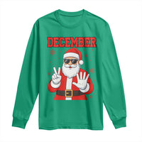 December 25 Long Sleeve Shirt Funny Santa Says Christmas - Wonder Print Shop