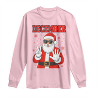 December 25 Long Sleeve Shirt Funny Santa Says Christmas - Wonder Print Shop