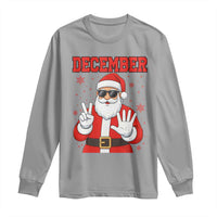 December 25 Long Sleeve Shirt Funny Santa Says Christmas - Wonder Print Shop