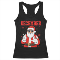 December 25 Racerback Tank Top Funny Santa Says Christmas - Wonder Print Shop