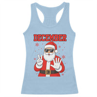 December 25 Racerback Tank Top Funny Santa Says Christmas - Wonder Print Shop