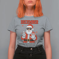 December 25 T Shirt For Women Funny Santa Says Christmas - Wonder Print Shop