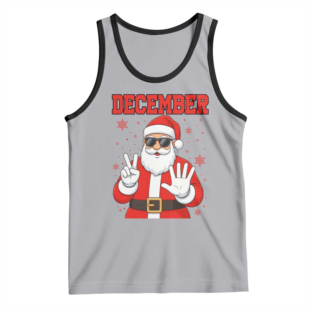 December 25 Tank Top Funny Santa Says Christmas - Wonder Print Shop