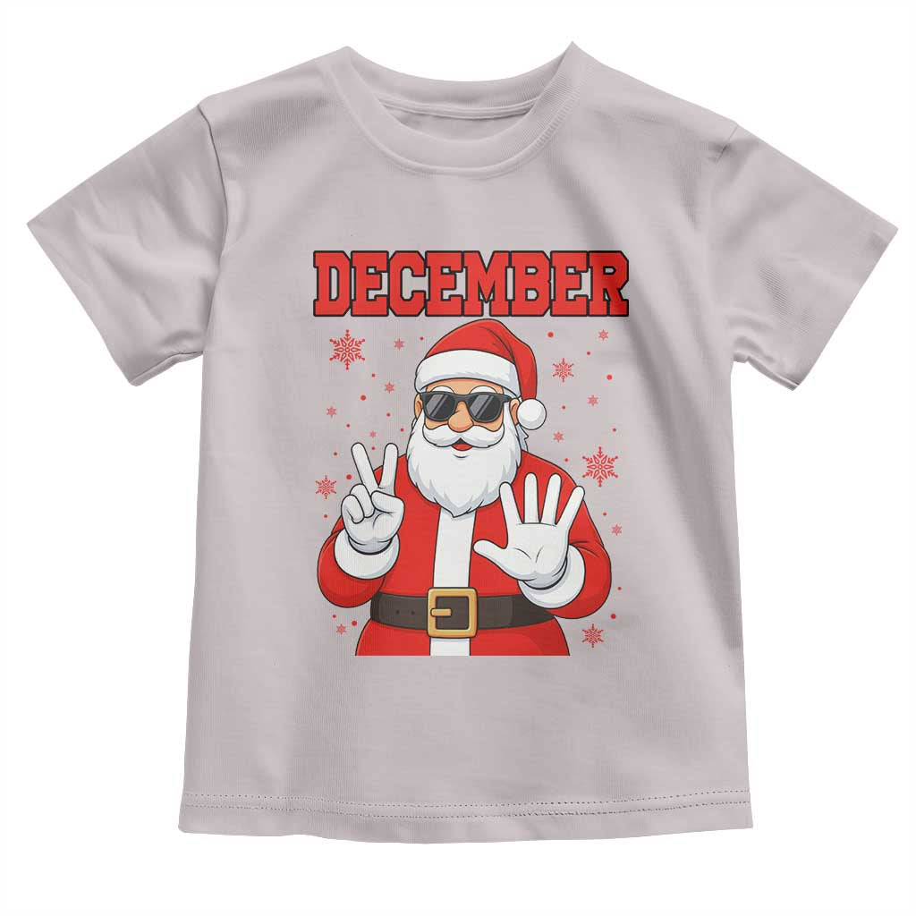 December 25 Toddler T Shirt Funny Santa Says Christmas - Wonder Print Shop