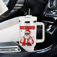 December 25 Tumbler With Handle Funny Santa Says Christmas - Wonder Print Shop