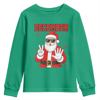 December 25 Youth Sweatshirt Funny Santa Says Christmas - Wonder Print Shop