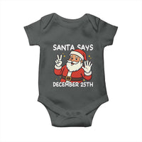 Santa Christmas December 25 Baby Onesie - Wonder Print Shop