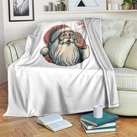 Funny Santa Christmas December 25 Throw Blanket - Wonder Print Shop