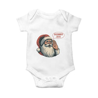 Funny Santa Christmas December 25 Baby Onesie - Wonder Print Shop