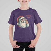 Funny Santa Christmas December 25 T Shirt For Kid - Wonder Print Shop