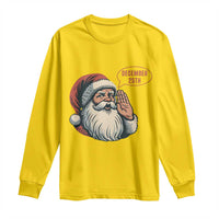 Funny Santa Christmas December 25 Long Sleeve Shirt - Wonder Print Shop