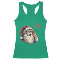 Funny Santa Christmas December 25 Racerback Tank Top - Wonder Print Shop