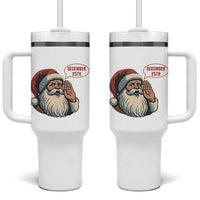 Funny Santa Christmas December 25 Tumbler With Handle - Wonder Print Shop