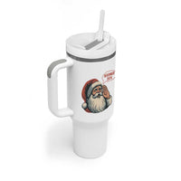 Funny Santa Christmas December 25 Tumbler With Handle - Wonder Print Shop